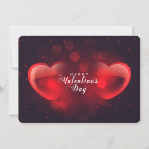 Frohe Valentinstag-Herzen Feiertagskarte
