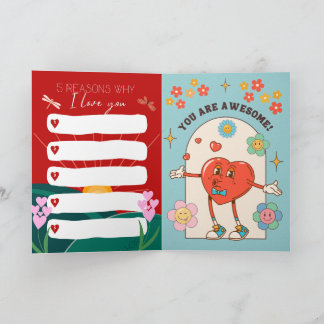 Frohe Valentinstag – Mit Liebe gemacht Feiertagskarte