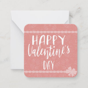 Frohe Valentinstag-Notizkarte Mitteilungskarte