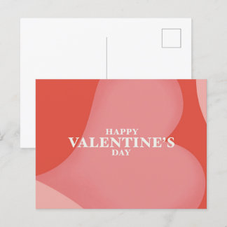 Frohe Valentinstag-Postkarte Postkarte