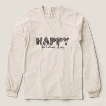 'Frohe Valentinstag' Schachbrett-Buchstaben Cozy