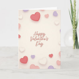 Frohe Valentinstagskarte Feiertagskarte