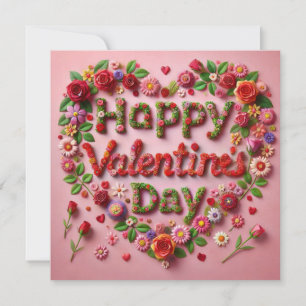 Frohe Valentinstagskarten Feiertagskarte
