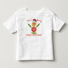 Frohe Vegane Weihnachten Kleinkind T-shirt