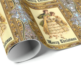 Frohe Viktorianische Weihnachten Geschenkpapier