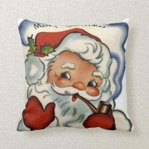 frohe vintage weihnachten,retro,rustikal,authentis kissen