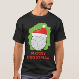 Frohe Volleyball Weihnachten - Funny T-Shirt