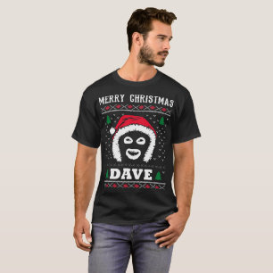Frohe Weihnacht-Dave-Liga der Herren T-Shirt