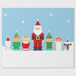 Frohe Weihnacht-Geschenk-Packpapier Geschenkpapier