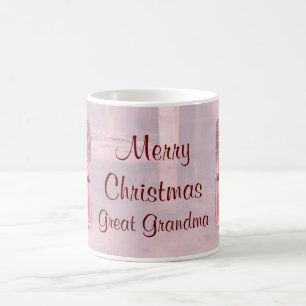 Frohe Weihnacht-große Großmutter-Tasse Kaffeetasse