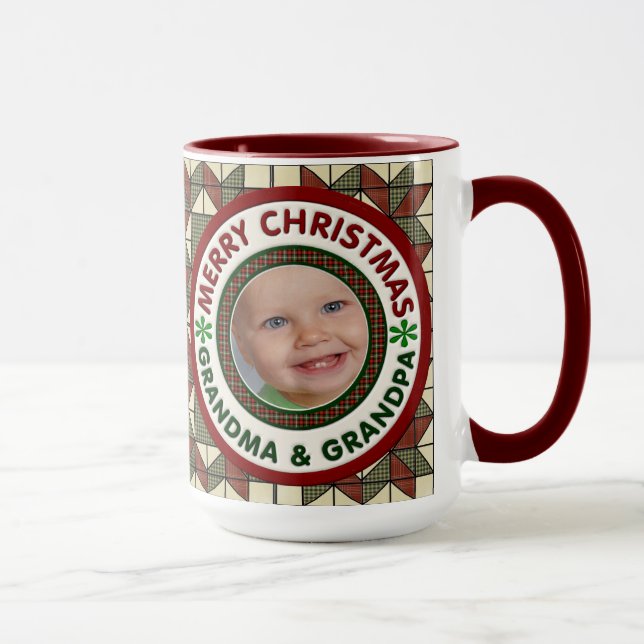 Frohe Weihnacht-Großmutter-und Tasse (Rechts)