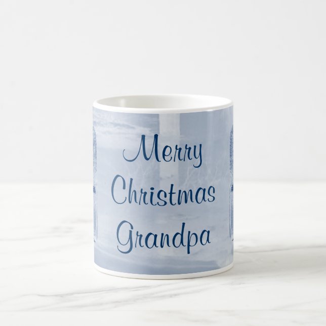 Frohe Weihnacht-Großvater-Tasse durch Janz Kaffeetasse (Mittel)