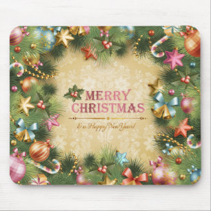 Frohe Weihnacht-guten Rutsch ins Neue Jahr 74 Mousepad