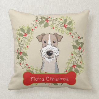 Frohe Weihnacht-Hundezucht Kissen