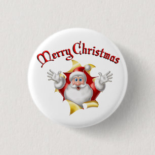 Frohe Weihnacht-Knopf Button
