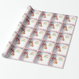 Frohe Weihnacht-Kolibri-Geschenk-Verpackung Geschenkpapier