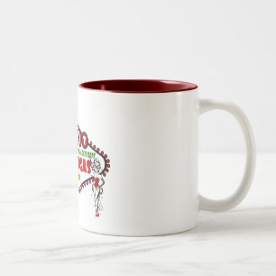 FROHE Weihnacht-Las VegasSHOWGIRLS Tasse