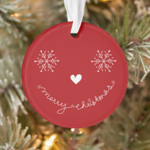Frohe Weihnacht-niedliche Ornament
