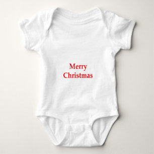 Frohe Weihnacht-Rot die MUSEUM Zazzle Geschenke Baby Strampler