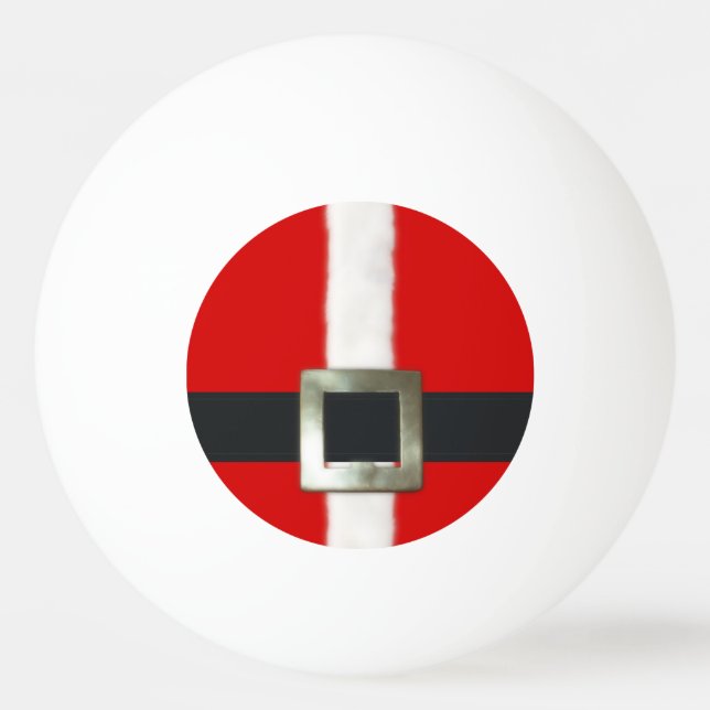 Frohe Weihnacht-Sankt-Anzug Tischtennisball (Vorderseite)