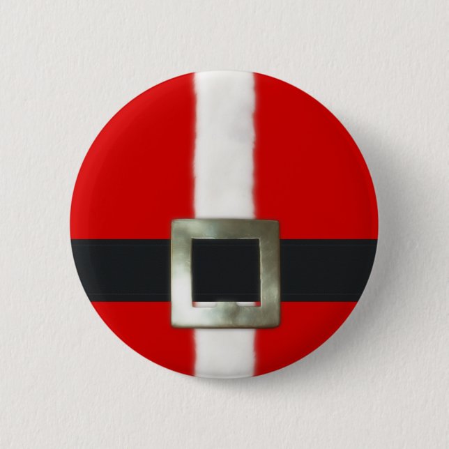 Frohe Weihnacht-Sankt-Anzugs-Knopf Button (Vorderseite)