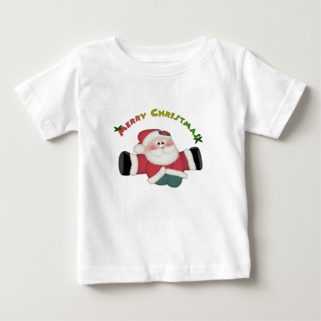 Frohe Weihnacht-Sankt-Kleinkind-T - Shirt 24 (Vorderseite)