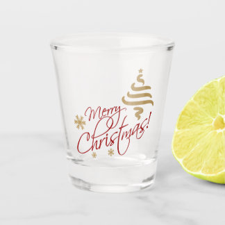 Frohe Weihnacht-Schuss Schnapsglas