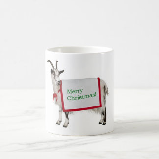 Frohe Weihnacht-Ziegen-Tasse Kaffeetasse
