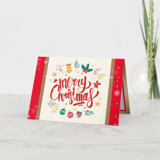 Frohe Weihnachten (Vorderseite)