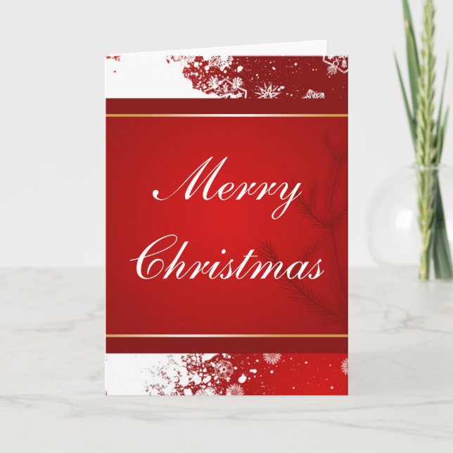 Frohe Weihnachten (Vorderseite)