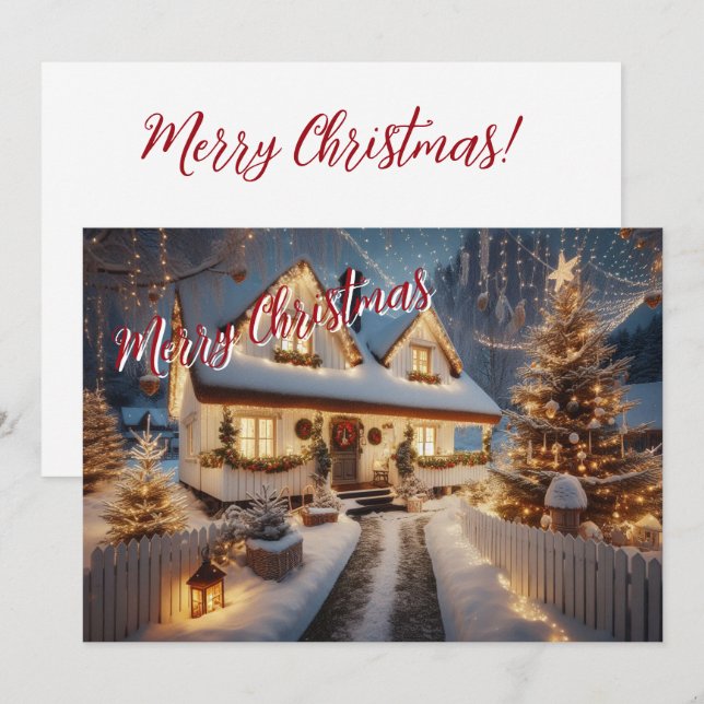Frohe Weihnachten (Vorne/Hinten)