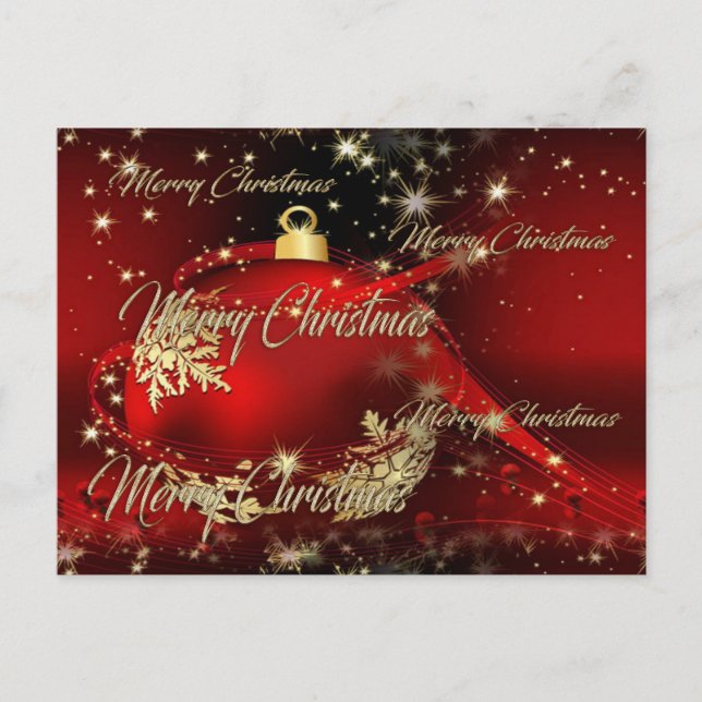 Frohe Weihnachten (Vorderseite)