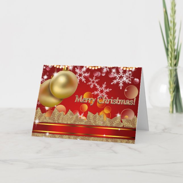 Frohe Weihnachten (Vorderseite)