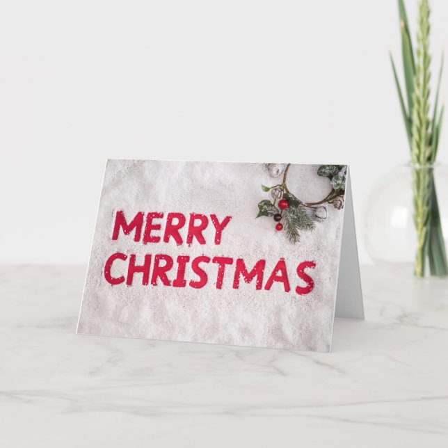 frohe Weihnachten (Vorderseite)