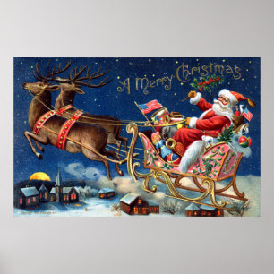 Frohe Weihnachten 1906 Poster