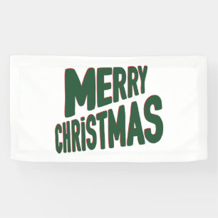 Frohe Weihnachten 1.6x3 Vinylbanner Banner
