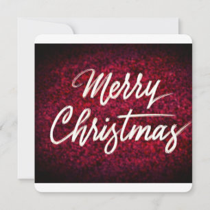Frohe Weihnachten 2019 , Rustikales Weihnachtsland Dankeskarte