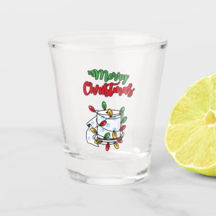 Frohe Weihnachten 2020 - Toilettenpapier Edition Schnapsglas