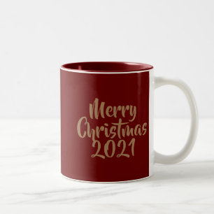 Frohe Weihnachten 2021 Jesus Krippe Advent Jones Zweifarbige Tasse
