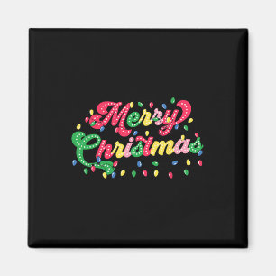 Frohe Weihnachten 2024 Familie Matching Christmas Magnet