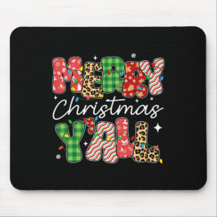 Frohe Weihnachten 2024 Familie Matching Christmas Mousepad