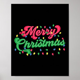 Frohe Weihnachten 2024 Familie Matching Christmas  Poster