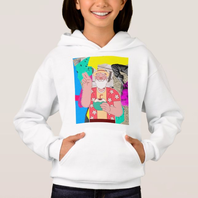 Frohe Weihnachten 2024 Hoodie (Vorderseite)