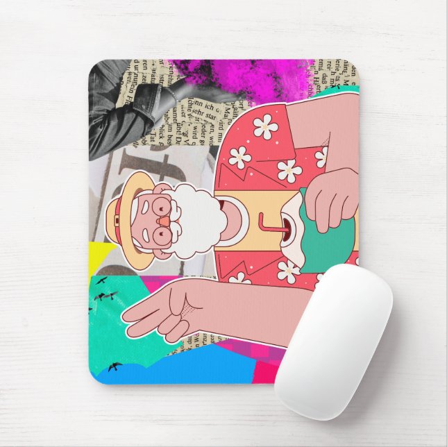 Frohe Weihnachten 2024 Mousepad (Mit Mouse)
