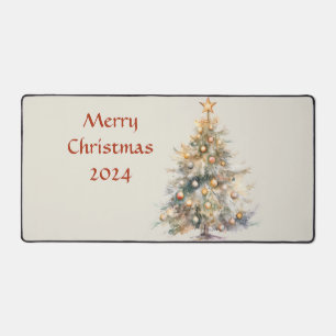 Frohe Weihnachten 2024 Schreibtischmatte