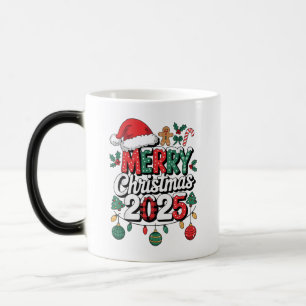 Frohe Weihnachten 2025 Pyjama Weihnachtsmann Hut X Verwandlungstasse