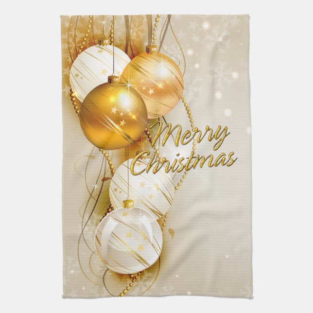 Frohe Weihnachten 23 Küchentücher (Vertikal)