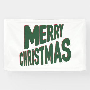 Frohe Weihnachten 2,5x4 Vinyl Banner