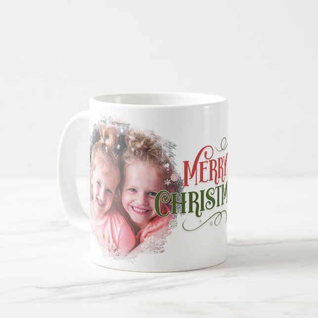 Frohe Weihnachten 2 Foto Urlaub Kaffeetasse (Vorderseite Links)