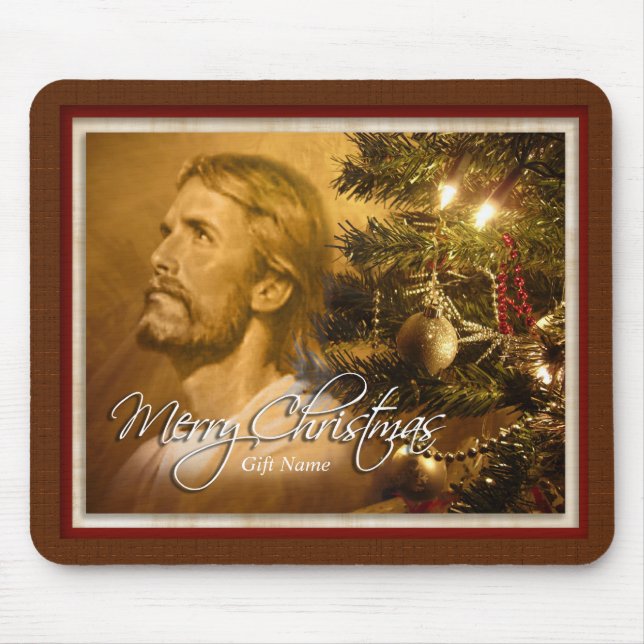 Frohe Weihnachten 3A Mousepad (Vorne)